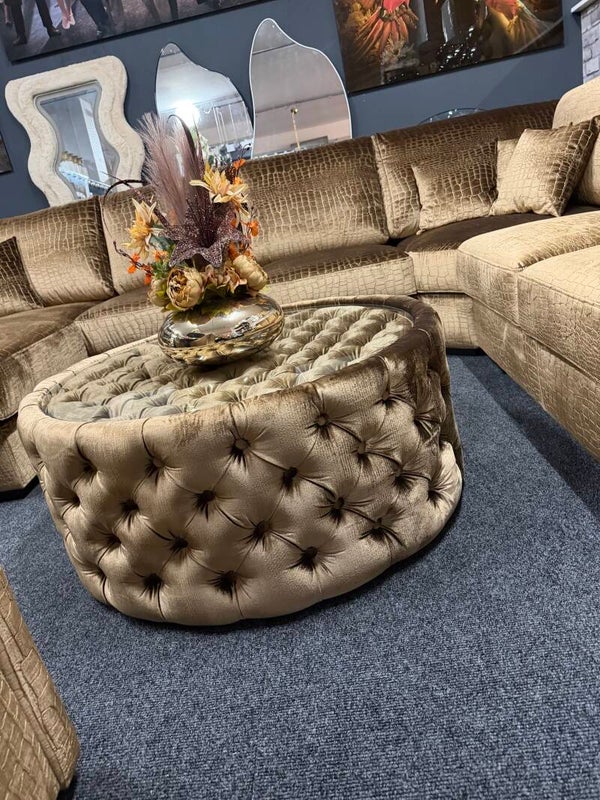 Luxe ronde salon tafel kemer 104