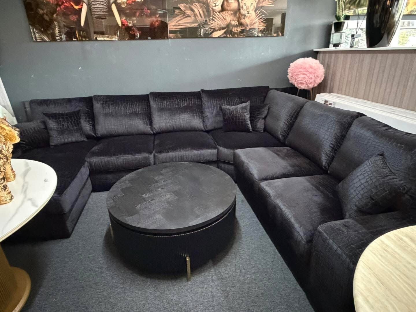 U bank croco zwart