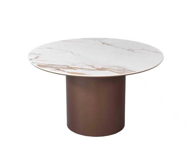 Brown Isabella eettafel rond
