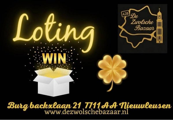 Loterij 2 vaas opgemaakt