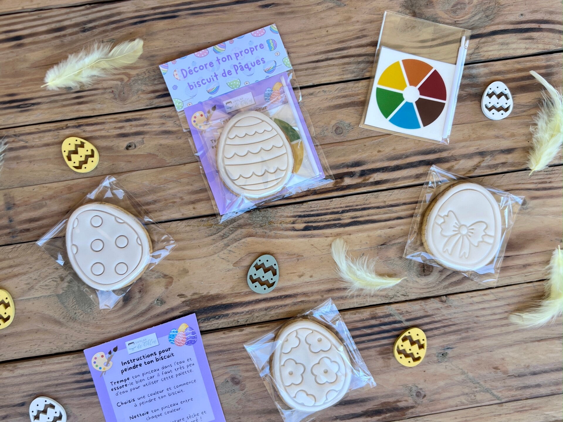 Kit de biscuit à décorer individuel