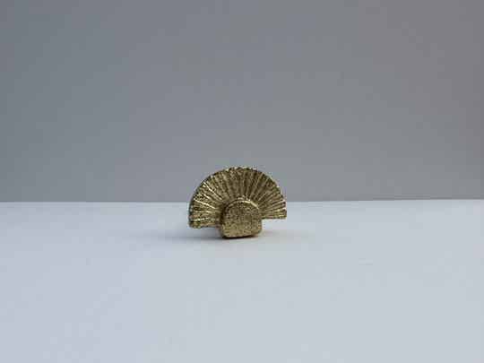 Meubelknop - waaier goud