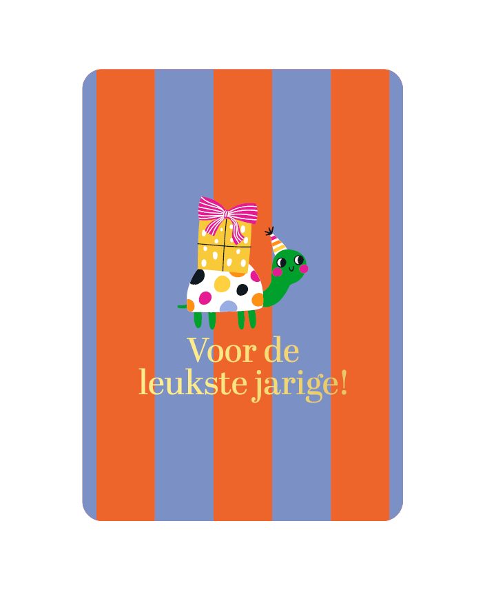 Kaart - voor de leukste jarige