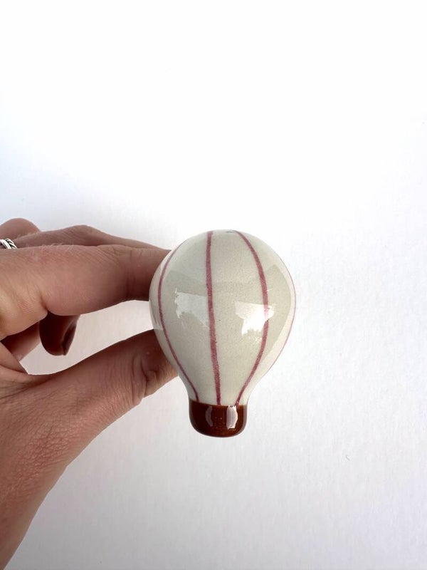 Meubelknop - keramiek roze luchtballon wholesale