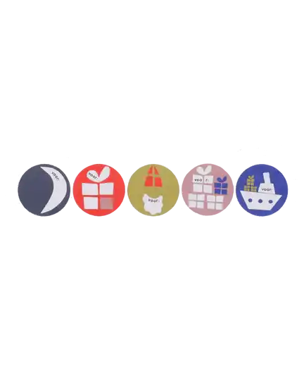 Sticker - Sint mix - 10 st
