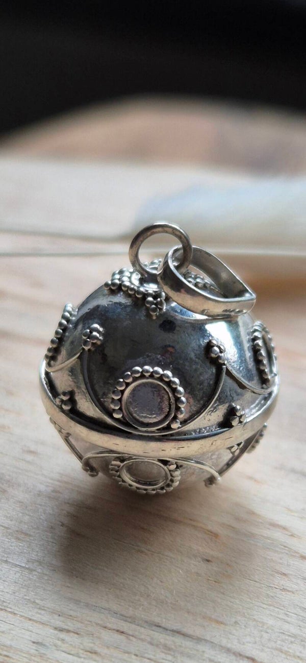 Zilveren hanger Engelen roeper