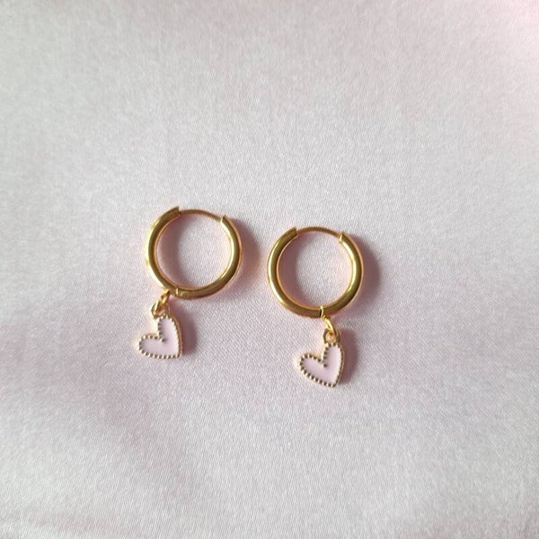 Mini Crush Hoops - Roze