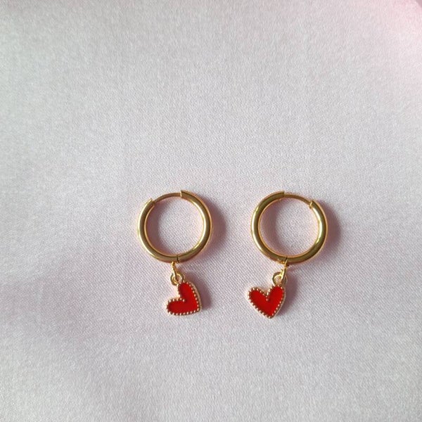 Mini Crush Hoops - Rood