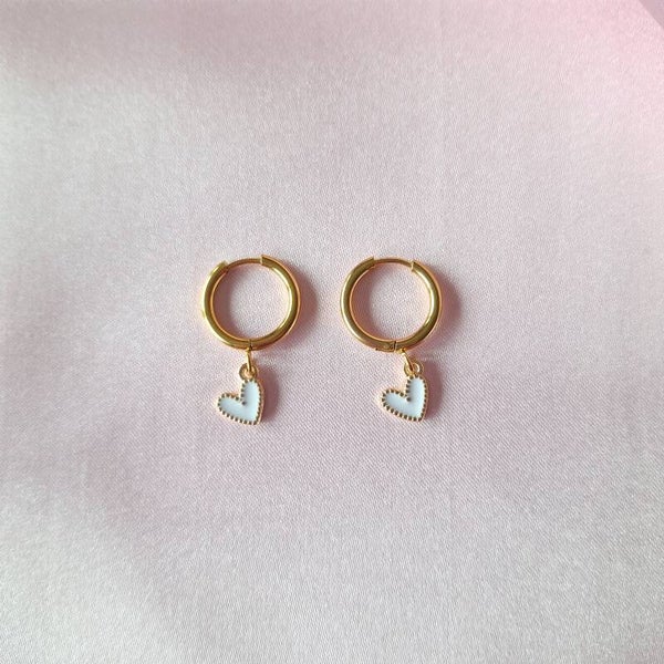Mini Crush Hoops - Wit