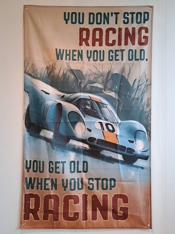 Porsche 917 tekst vlag