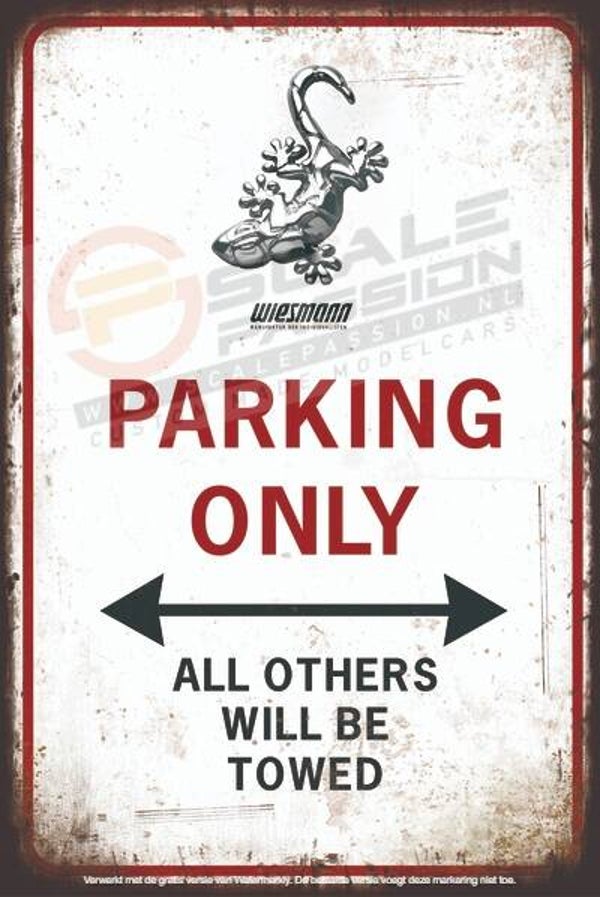 Wiessmann Parking Only