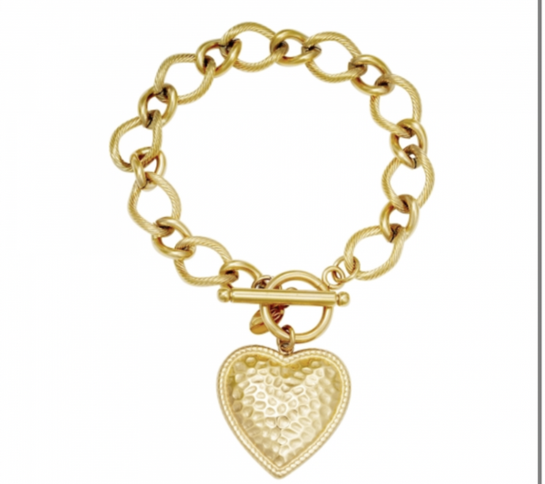 Big Heart Chain Bracelet