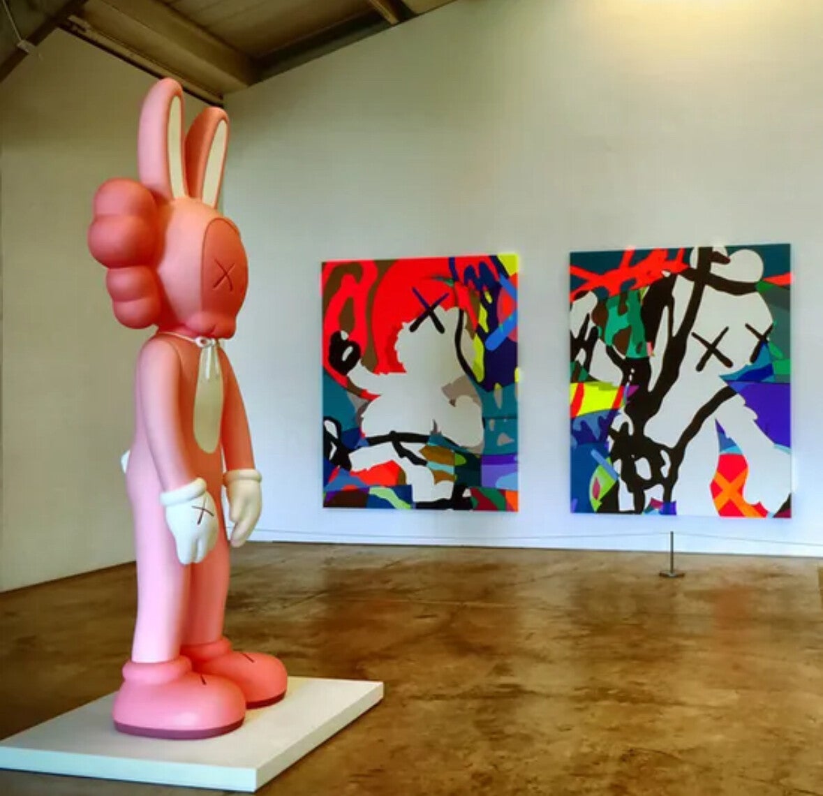 KAWS – Pink Bunny Edition