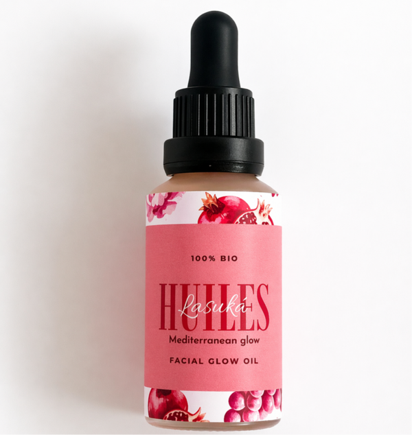 Sérum Grenade, Rose musquée & Pépins de raisin — Éclat, Réparation & Hydratation