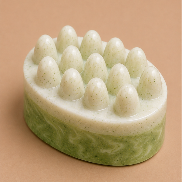 Savon stimulant & de massage — Thé vert & Aloe vera