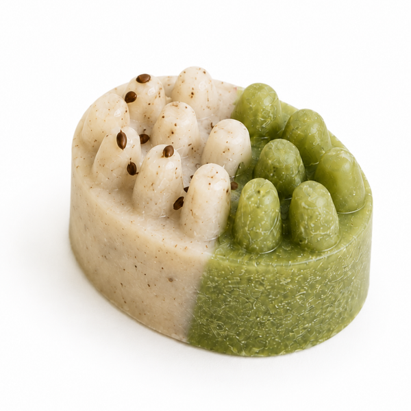 Savon stimulant & de massage — pomme rouge ou verte