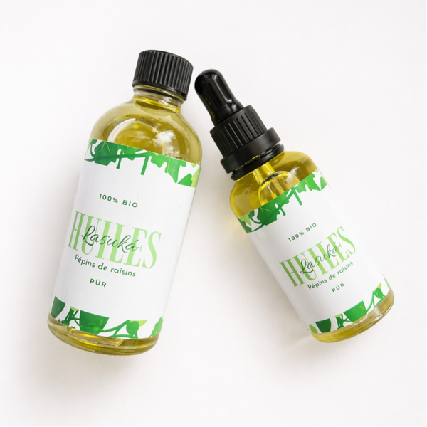 Huile de pépins de raisin – 100 % pure & biologique