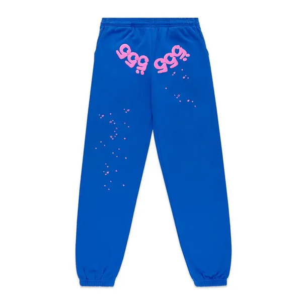 Sp5der  ANGEL NUMBER SWEATPANT BLUE LARGE