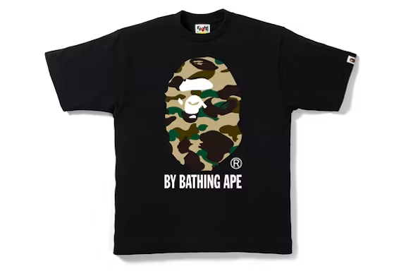 BAPE 1st Camo By Bathing Tee Black-camo