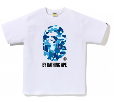 BAPE ABC Camo By Bathing Ape Tee White/Blue