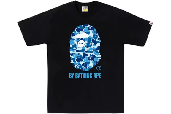 BAPE ABC Camo By Bathing Ape Tee  Black/Blue
