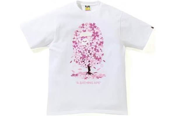 BAPE Sakura Tee WHITE