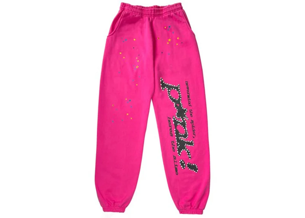 Sp5der P*nk Sweatpants V2 Pink