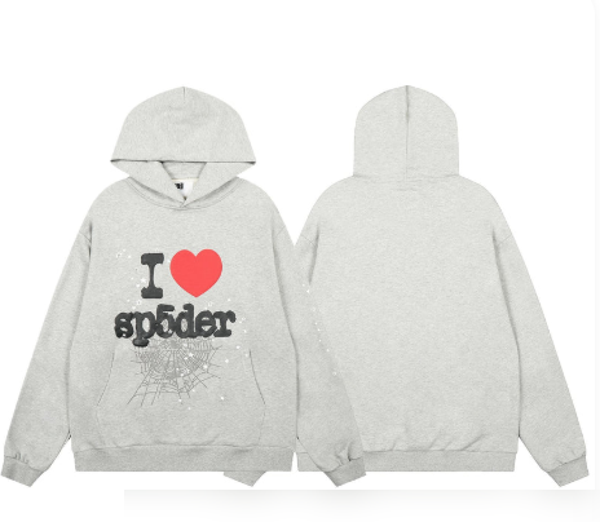 Sp5der I Heart Web Graphic grey