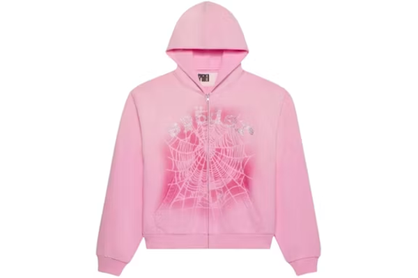 Hellstar Sp5der OG Web V2 Spray Zip Hoodie