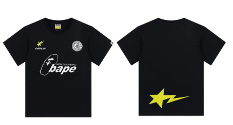 BAPE Soccer Tshirt #1 black