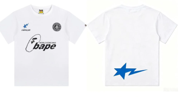 BAPE Soccer Tshirt #1 White