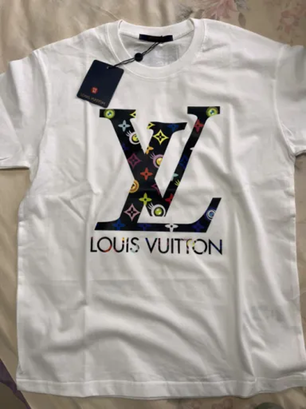 White lv tee v1