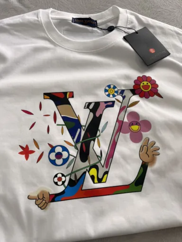 White lv tee v2