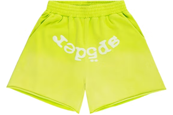 Sp5der OG Web V2 Sweatshort Yellow