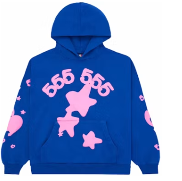 sp5der blue beluga hoodie