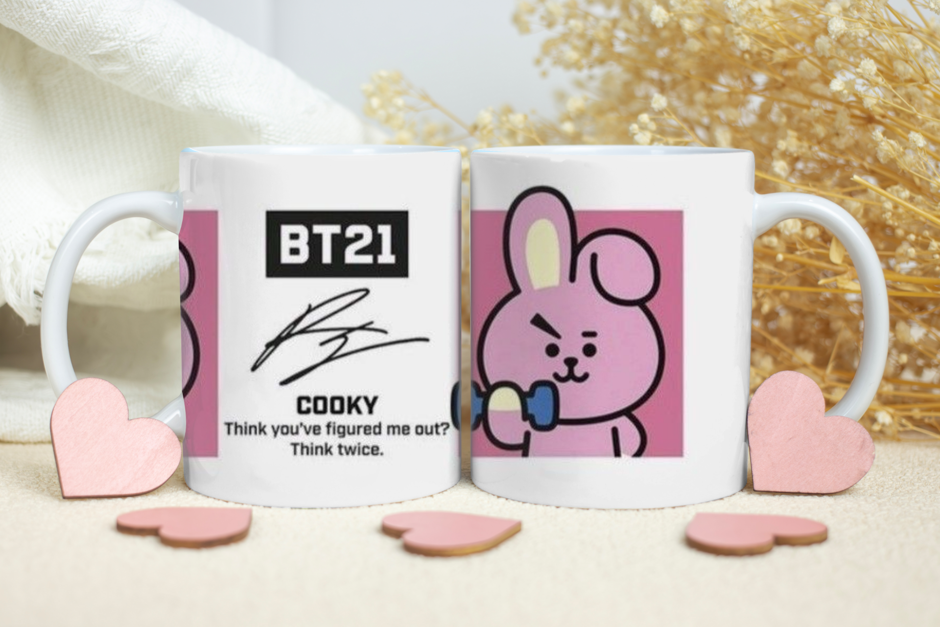 Taza Fan made BT21 COOKY