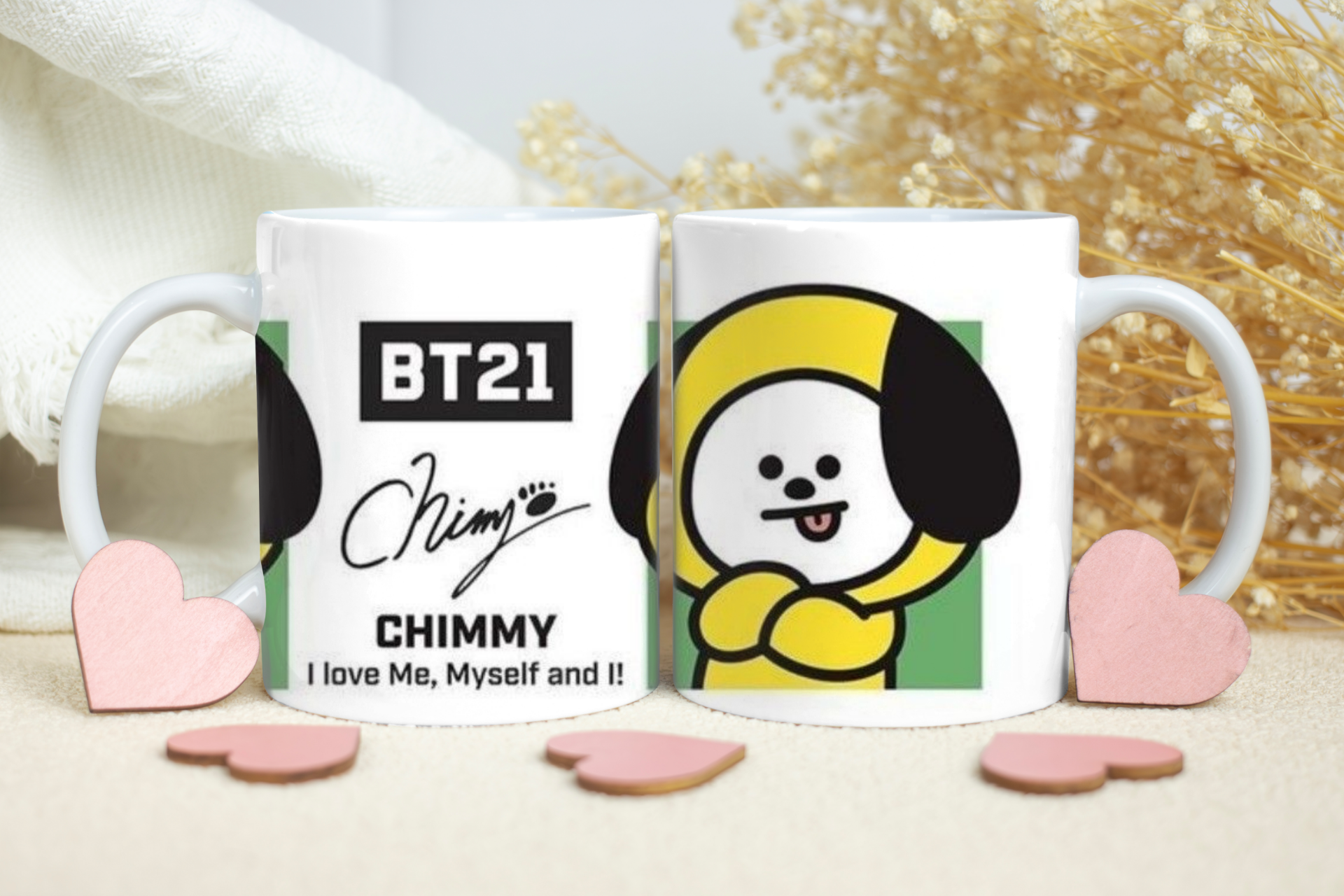 Taza Fan made BT21 CHIMMY