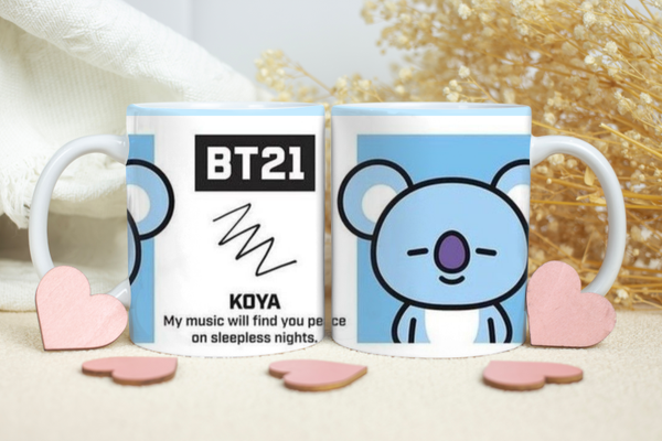 Taza Fan made BT21 KOYA