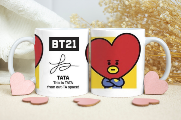 Taza BT21 Fan made TATA