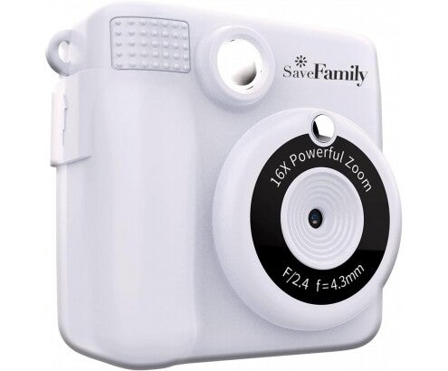 📸 SaveFamily Print Blanca: El diario visual de tu propia "Party"