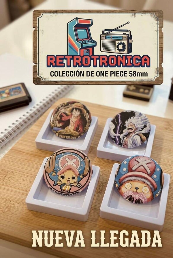 Pack de Chapas One Piece: Colección "Nueva Llegada"