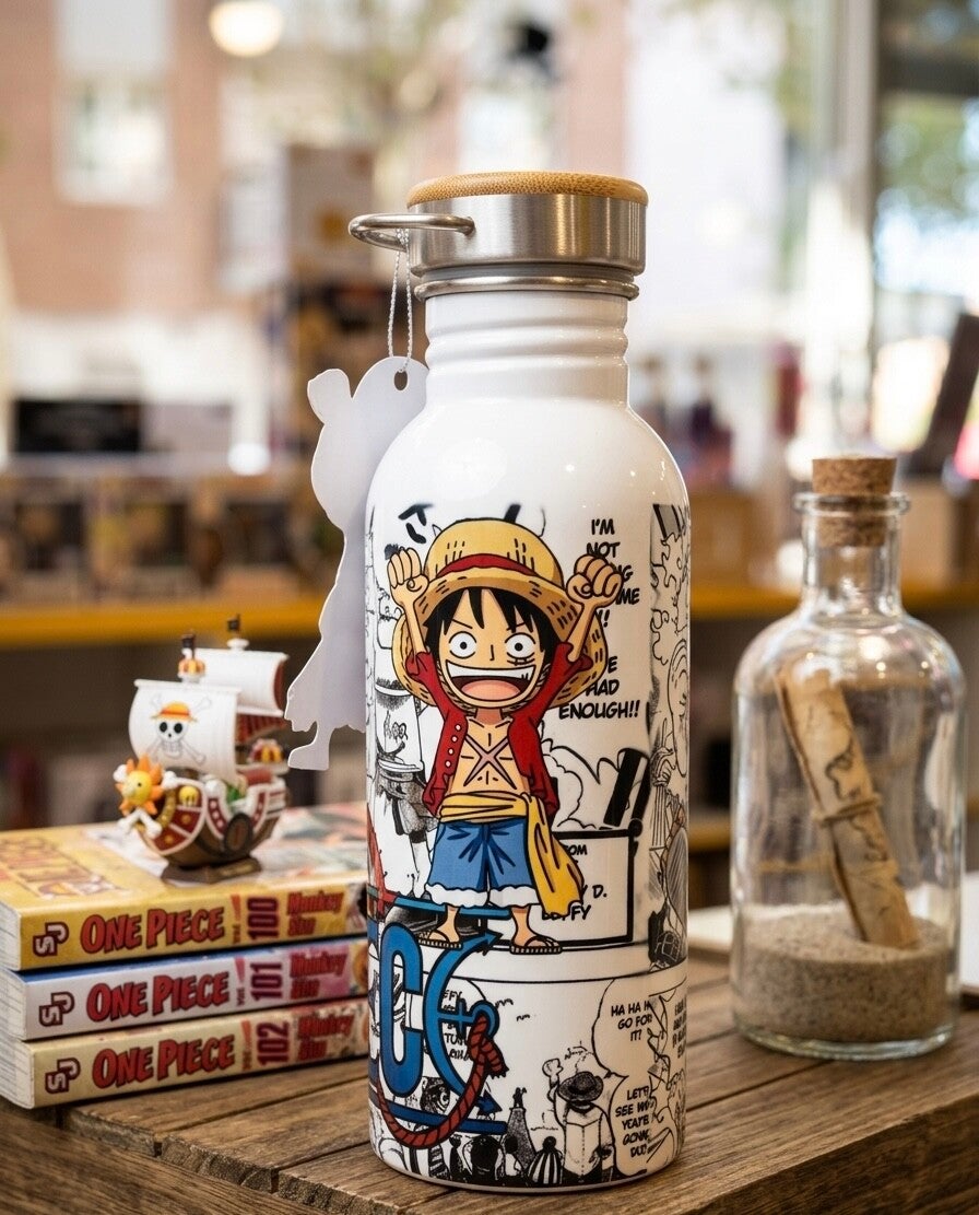 Botella Termo Personalizada One Piece: Edición Nakama Premium
