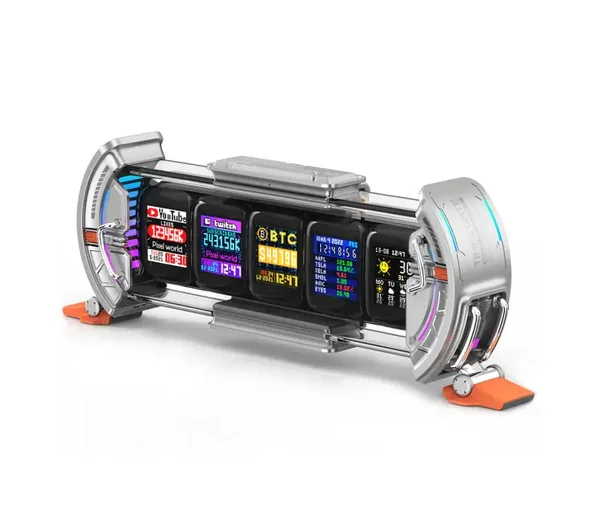 Divoom Times Gate Pixel Art Reloj Luces Decorativo App Control para Gaming Room Table Setup Decoración