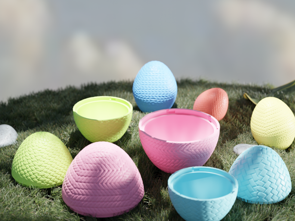 Knitted Easter Egg Pack (3 Eggs)