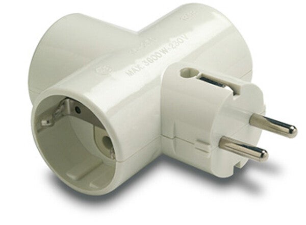 ADAPTADOR TRIPLE TT CERAMI 16A FAMATEL - 1303