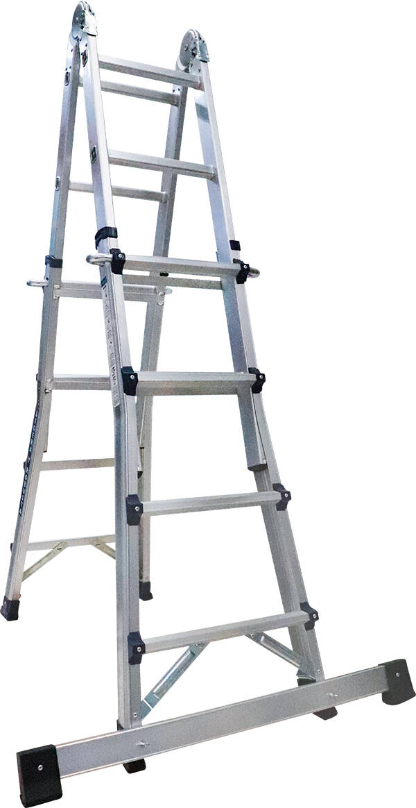ESCALERA MULTIUSO ALUMINIO CODIVEN 2,1-4,15CM EXCELL 4X4