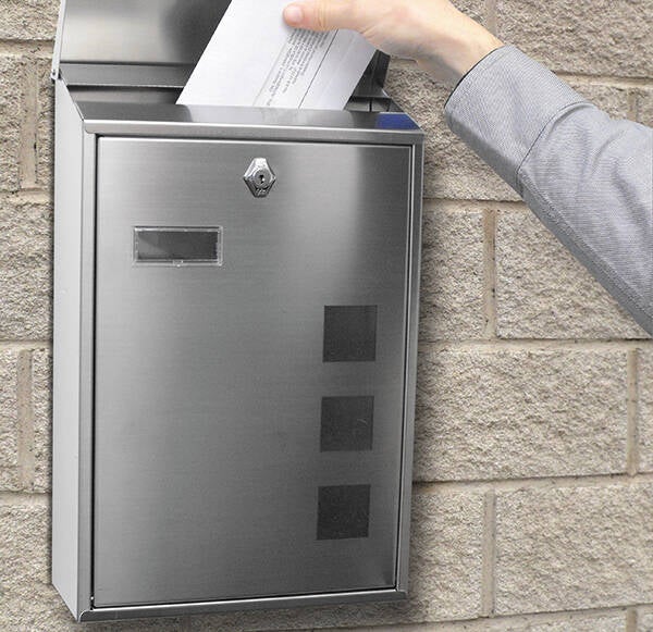 BUZON EXTERIOR INOX LISBOA BTV 39X25X10 11186