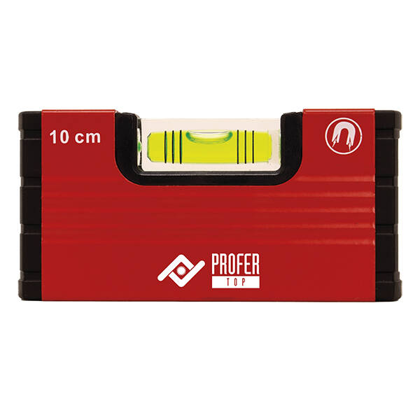 NIVEL TUBULAR MAGNETICO C/10 PROFER TOP 10 CM PT2057
