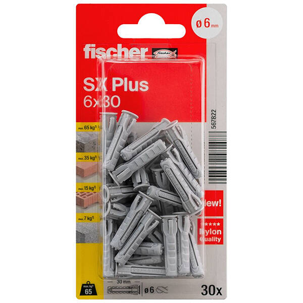 TACO SX-6 BLISTER 30 UDS FISCHER - 567822