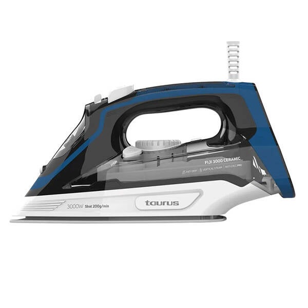 PLANCHA VAPOR SUELA CERAMICA NEGRA PTFSI2800 TAURUS 3000 W 918975000
